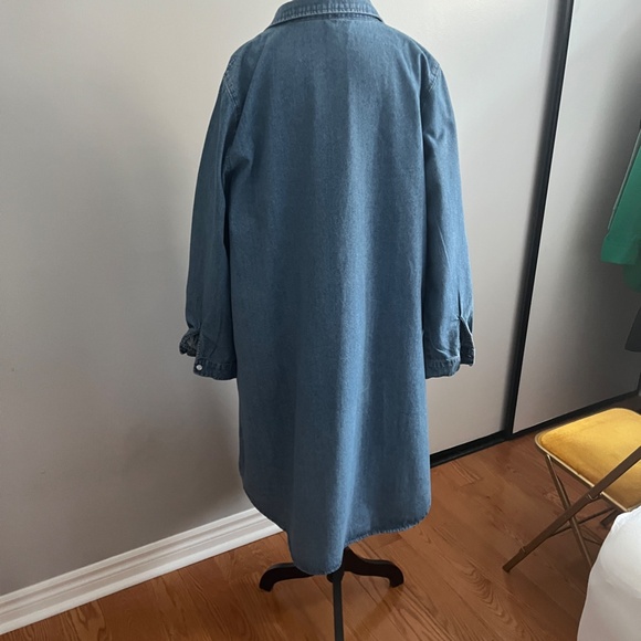 Denim Coat/ Dress Blue Size XXL - Picture 4 of 11